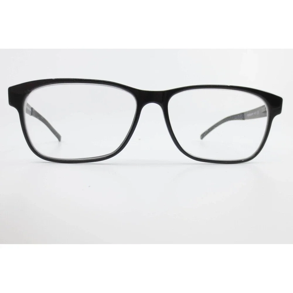 Randolph Engineering Keesler Black Gunmetal Rectangular Eyeglass Frame 58-15-145